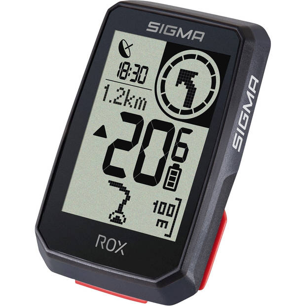 Sigma Rox 2.0 gps zw/zw overclamp stuurhouder + usb-c oplaadkabel