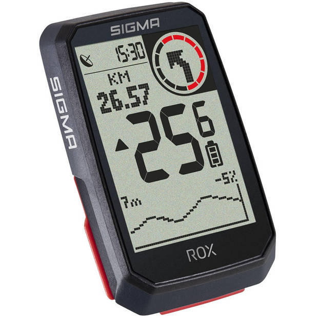 Sigma Rox 4.0 gps zw/zw standaard stuurhouder + usb-c oplaadkabel