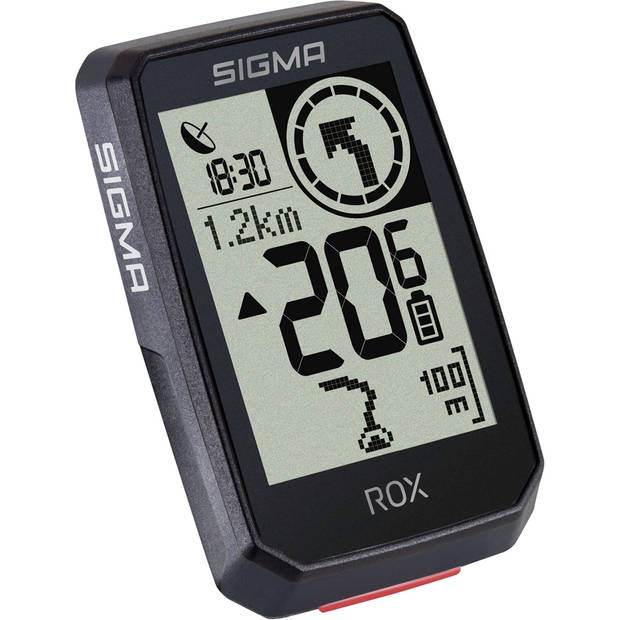 Sigma Rox 2.0 gps zw/zw standaard stuurhouder + usb-c oplaadkabel