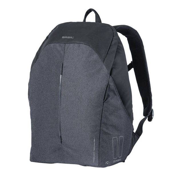 Fietsrugzak Basil B-Safe Backpack Nordlicht 18 liter 29 x 14 x 45 cm - zwart
