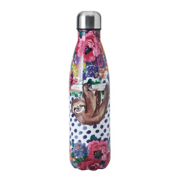 Mikasa - Thermosfles, 0.5 L, Dubbelwandig, Luiaard - Mikasa Wild At Heart