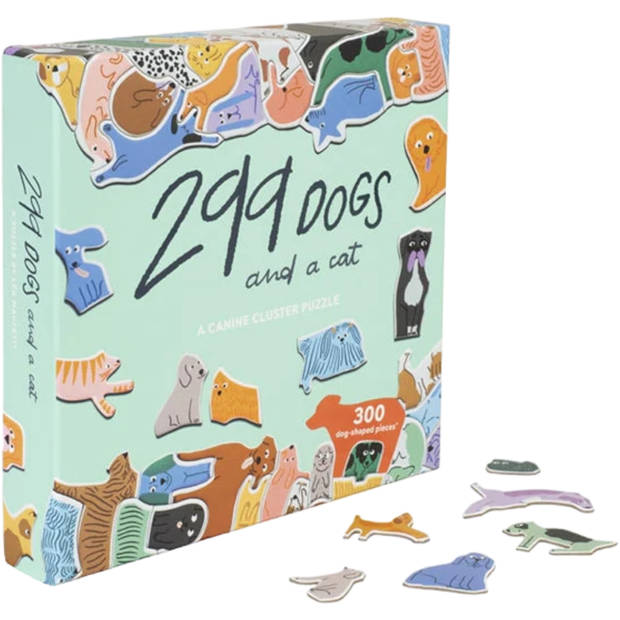 Laurence king puzzel 299 dogs and a cat 300 stukjes engelstalig