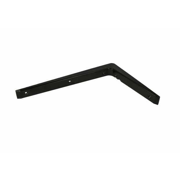 AMIG Plankdrager/planksteun - aluminium - gelakt zwart - H250 x B200 mm - Plankdragers