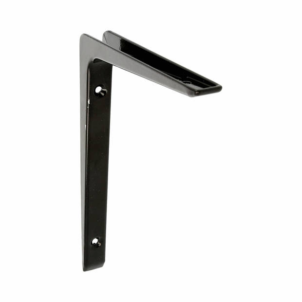 AMIG Plankdrager/planksteun - 2x - aluminium - gelakt zwart - H150 x B100 mm - Plankdragers