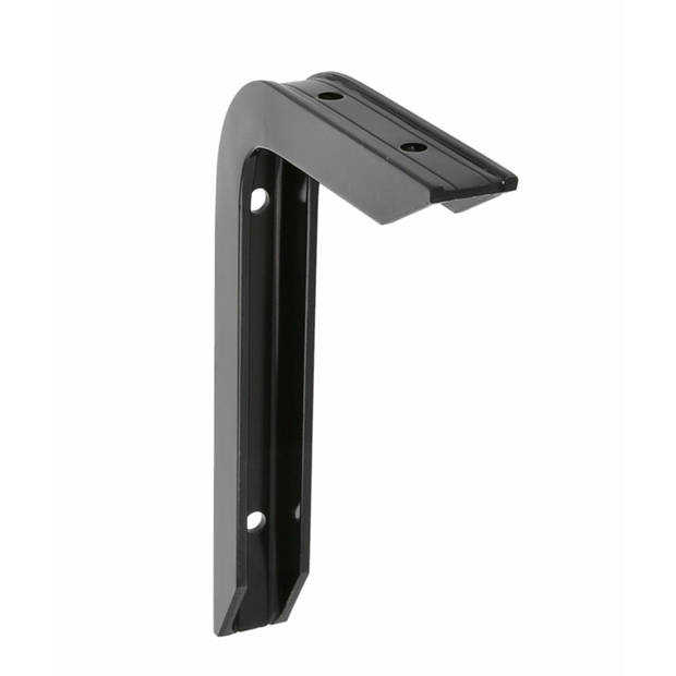 AMIG Plankdrager/planksteun van aluminium - gelakt zwart - H150 x B100 mm - heavy support - Plankdragers