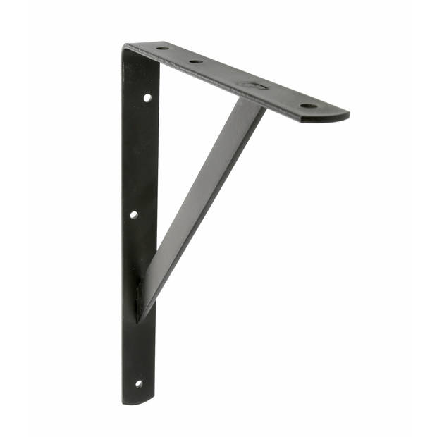 AMIG Plankdrager/planksteun van metaal - gelakt zwart - H500 x B325 mm - Tot 185 kg - Plankdragers