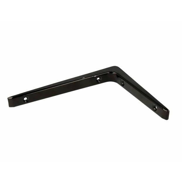 AMIG Plankdrager/planksteun - 2x - aluminium - gelakt zwart - H150 x B100 mm - Plankdragers