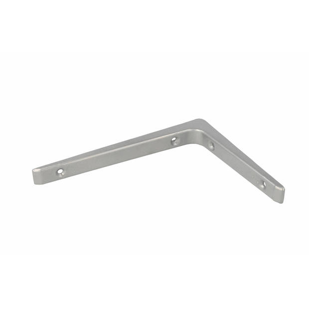 AMIG Plankdrager/planksteun - aluminium - gelakt zilvergrijs - H200 x B150 mm - Plankdragers