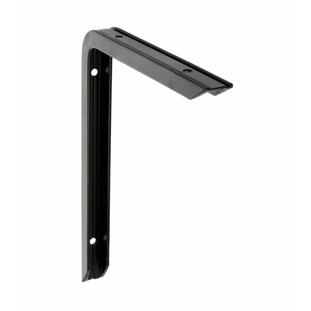 AMIG Plankdrager/planksteun - aluminium - gelakt zwart - H200 x B150 mm - max gewicht 60 kg - Plankdragers
