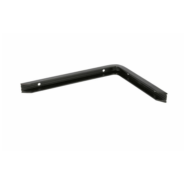 AMIG Plankdrager/planksteun - aluminium - gelakt zwart - H200 x B150 mm - max gewicht 60 kg - Plankdragers