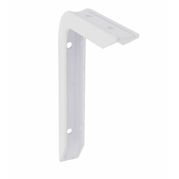 AMIG Plankdrager/planksteun van aluminium - 2x - gelakt wit - H150 x B100 mm - heavy support - Plankdragers
