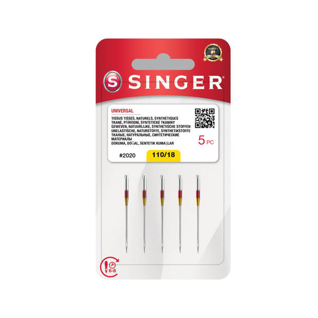 Singer Universal 2020 110 (5 stuks) Naalden