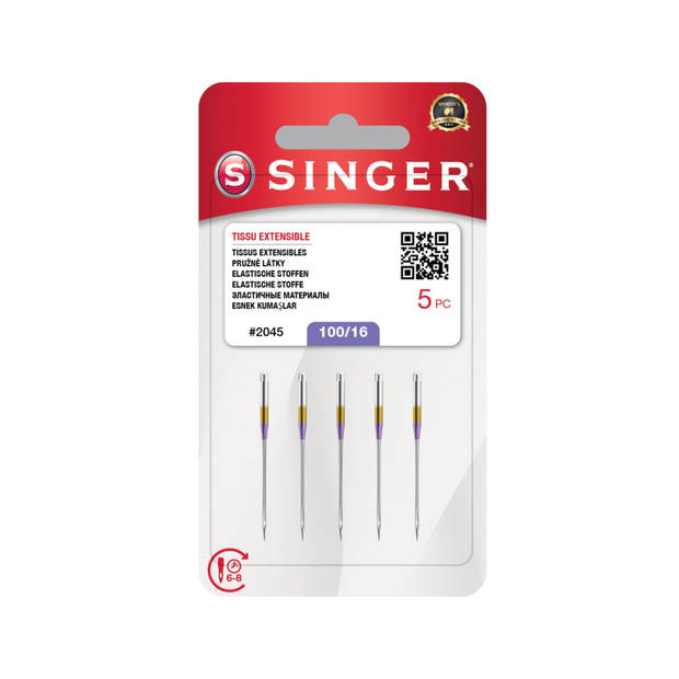 Singer Stretch 2045 100 (5 stuks) Naalden