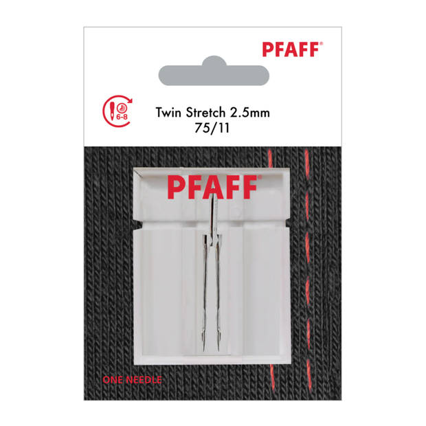 Pfaff Tweelingnaald Stretch / 75 / 2.5 mm (1 stuk) Naalden