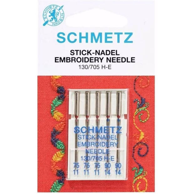 Schmetz Embroidery Nr 75-90