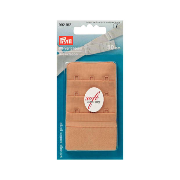 Prym 992152 BH-verlengstuk 50 mm 3 x 3 haken huidkleurig