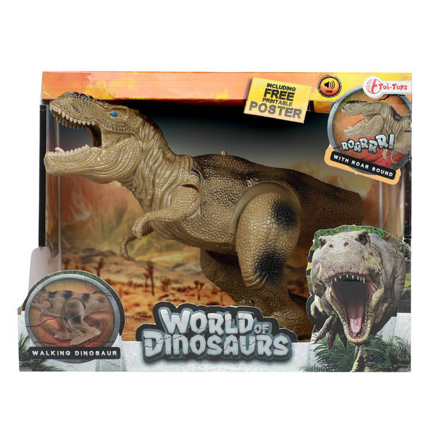 Toi Toys Dino T-rex lopend met geluid