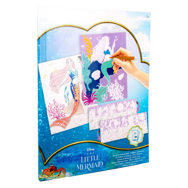 Canenco The Little Mermaid Viltkunst en Kleurboek