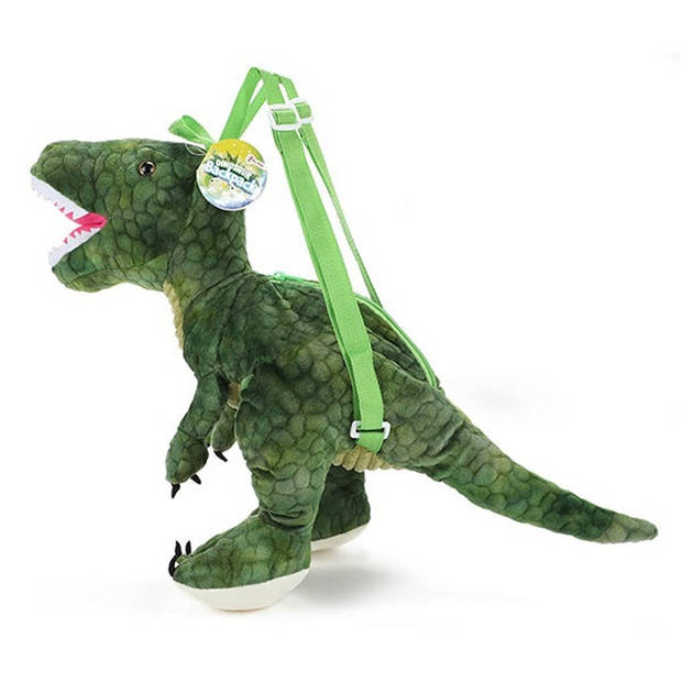 Toi-Toys Dinosaurus Rugzak T-rex Pluche, 50cm