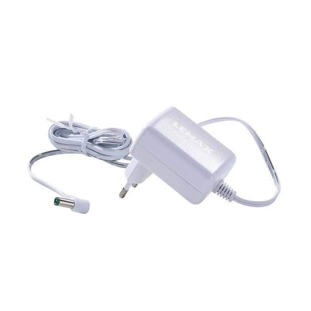 Power adaptor 4.5v 550ma white 1-output gs