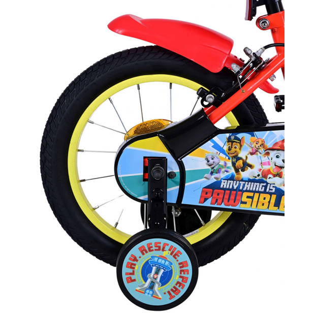 Paw Patrol Kinderfiets - Jongens - 14 inch - Twee handremmen