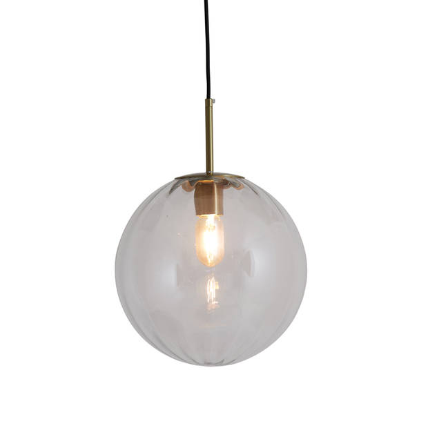 Light and Living hanglamp - goud - glas - 2957363