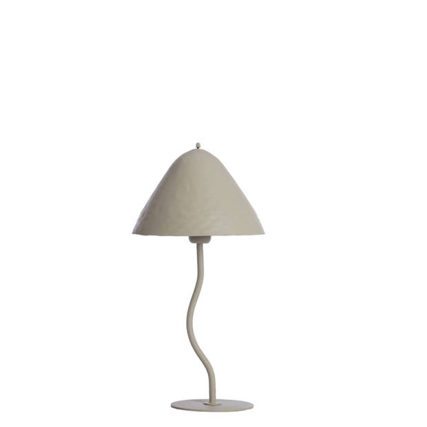 Light and Living tafellamp - beige - metaal - 1884427