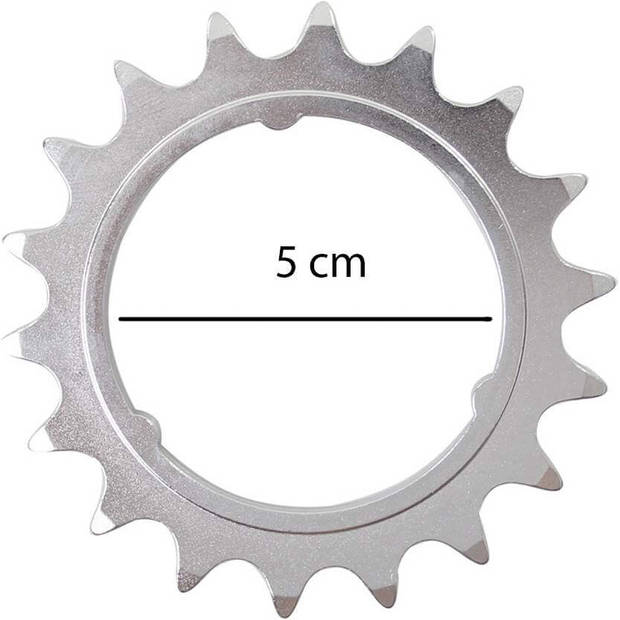 SturmeyArcher Sa tandwiel opsteek 18t. 3/32" vlak hsl987