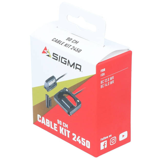 Sigma Houder set met kabel en magneet 90 cm 2450 original serie 00544