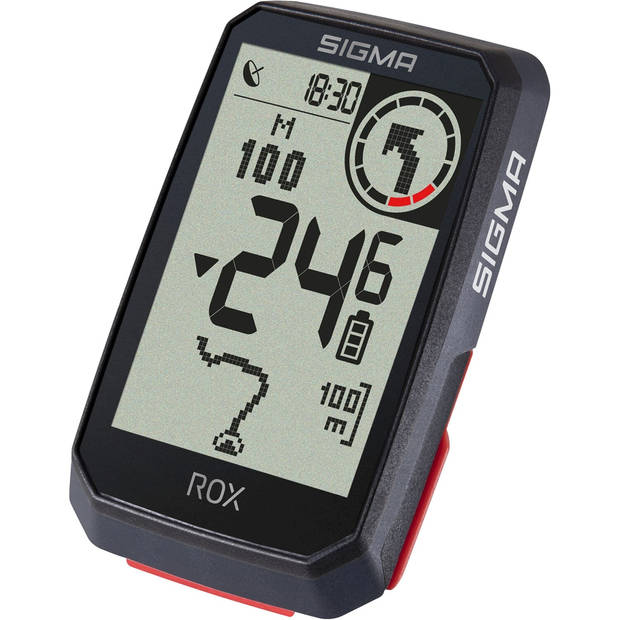 Sigma Rox 4.0 gps zw/zw hr stuurhouder + ant + /ble borstriem