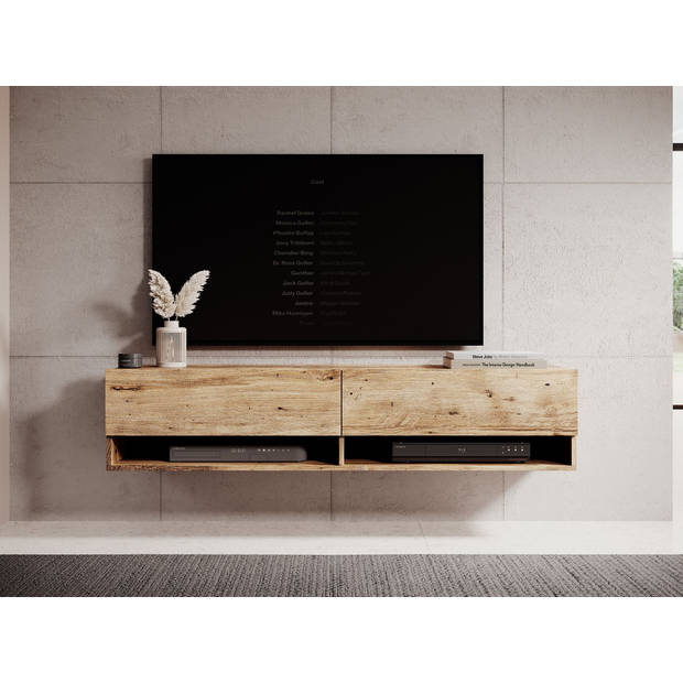 Meubella TV-Meubel Asino - Kastanje - 140 cm