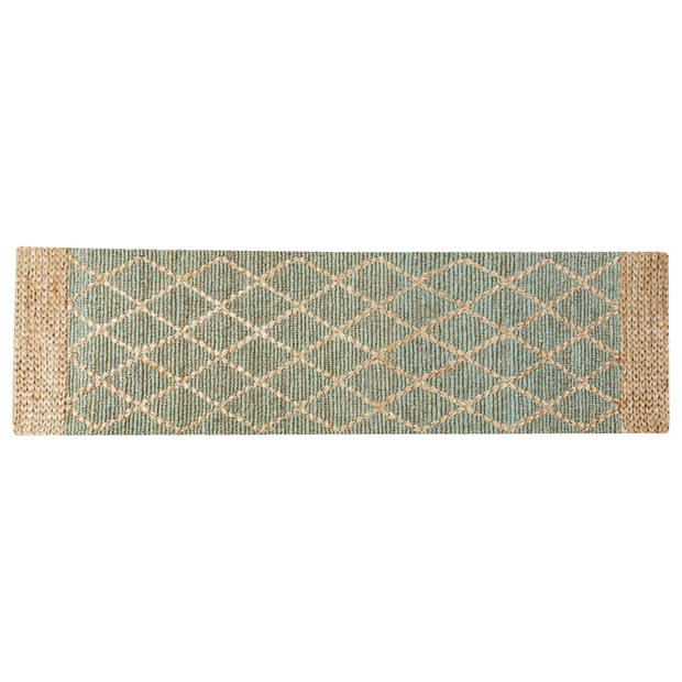 Beliani TELLIKAYA - Laagpolig-Beige-Jute