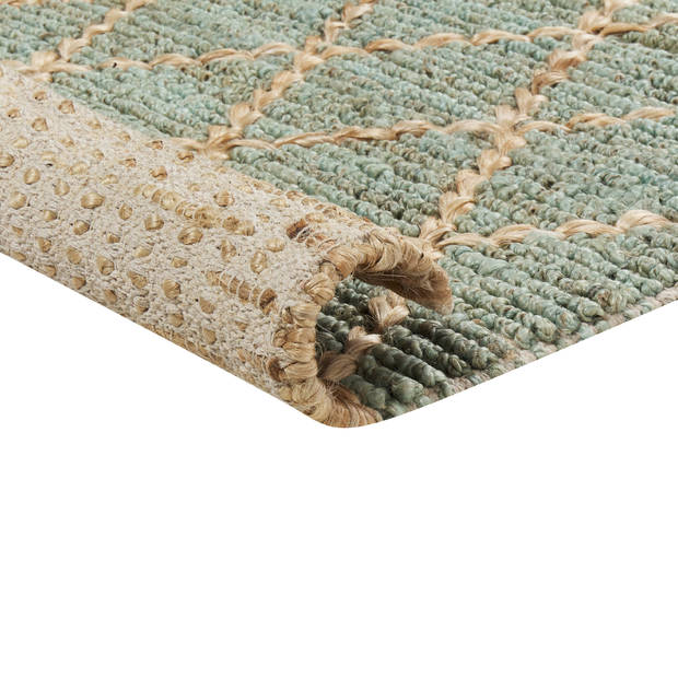 Beliani TELLIKAYA - Laagpolig-Beige-Jute