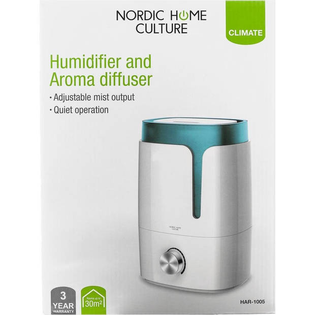 Nordic Home Culture HAR-1005, Luchtbevochtiger met aromatherapie