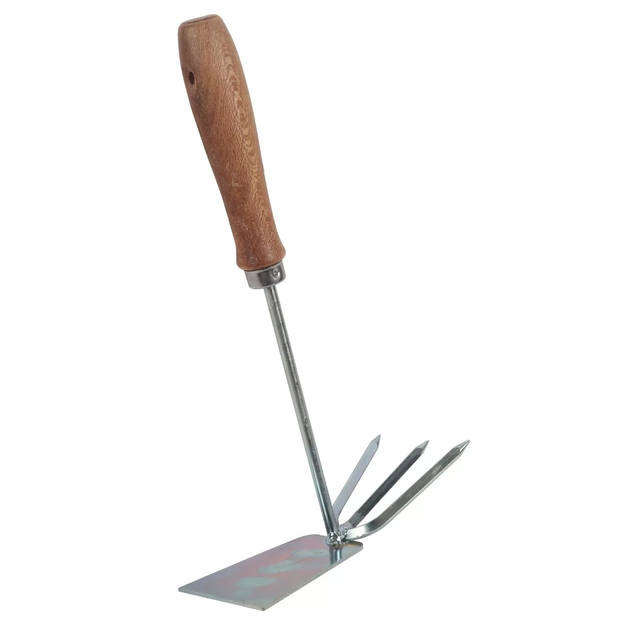 Talen Tools – Handhak – Met drietand – Verzinkt staal – Essenhouten handvat