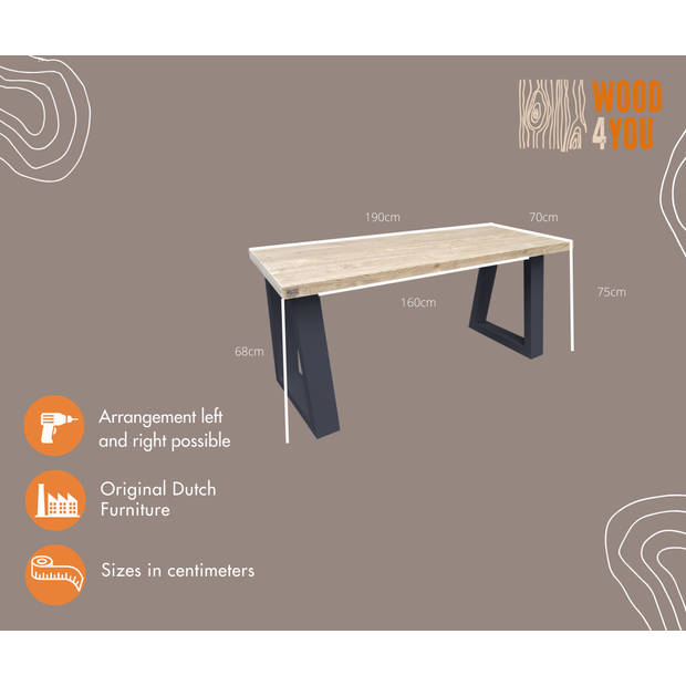 Wood4you - Bureau - Vancouver - Industrial wood - Hout Hout - Werkbureau