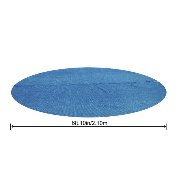 Solar zwembad afdekzeil / cover isolerend - rond - 244cm (210cm)