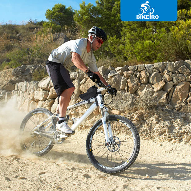 BikePro Telefoonhouder Fiets Pro - Waterdicht - Frametas - Fietstas Stuur - Voor E-Bike, Mountainbike, Racefiets etc.