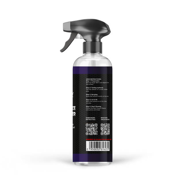 Ryer Reinigingsmiddel - Vlekkenspray - Voor Banken, Stoelen, Tapijten - 500ML