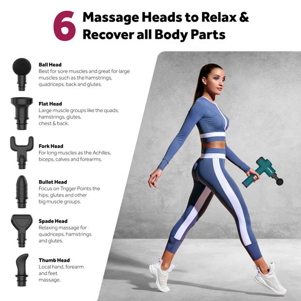 Massage Gun Northgun Prime Groen - Professioneel Massage Pistool