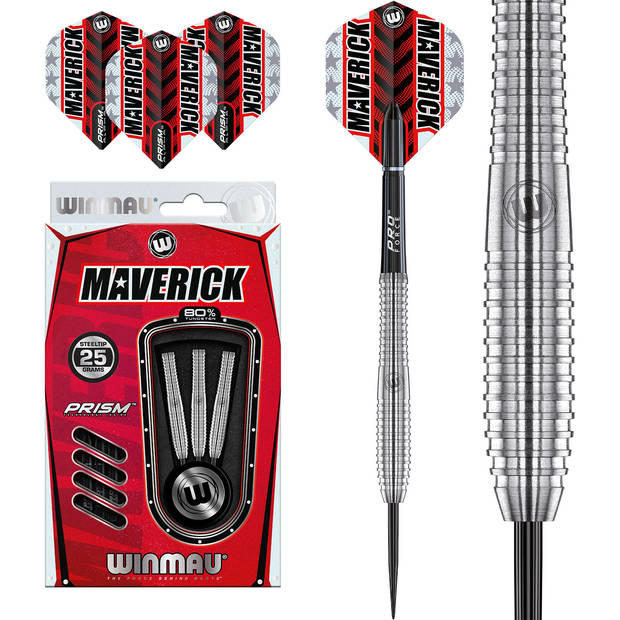 Winmau Maverick 80% tungsten steeltip dartpijlen