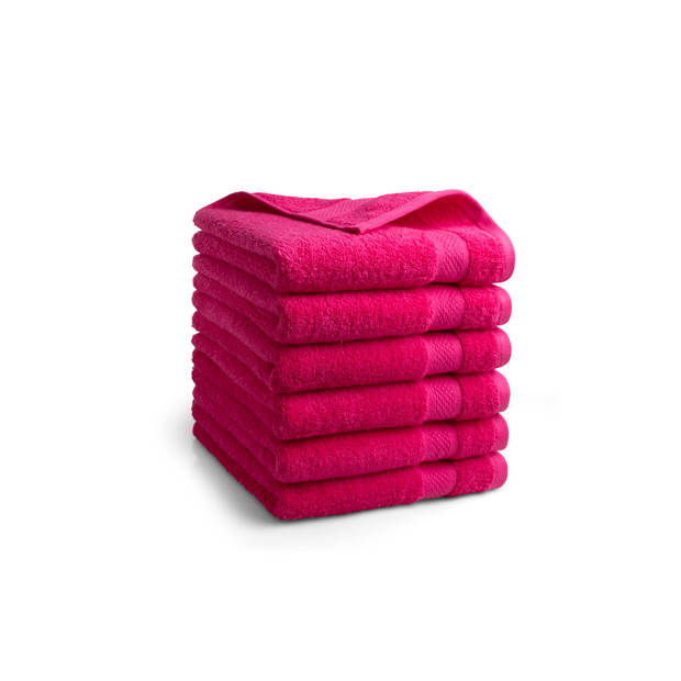 Handdoek Hotel Collectie - 6 stuks - 50x100 - roze