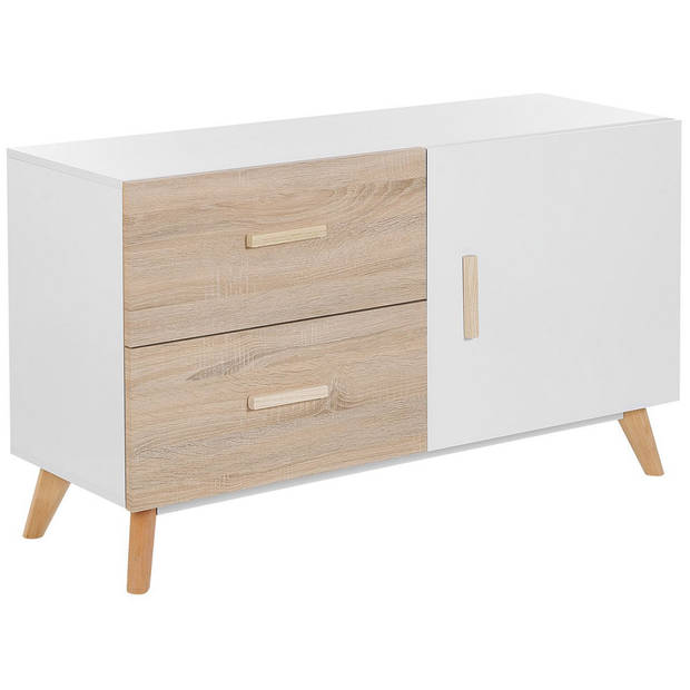 Beliani FILI - Sideboard-Lichte houtkleur-MDF