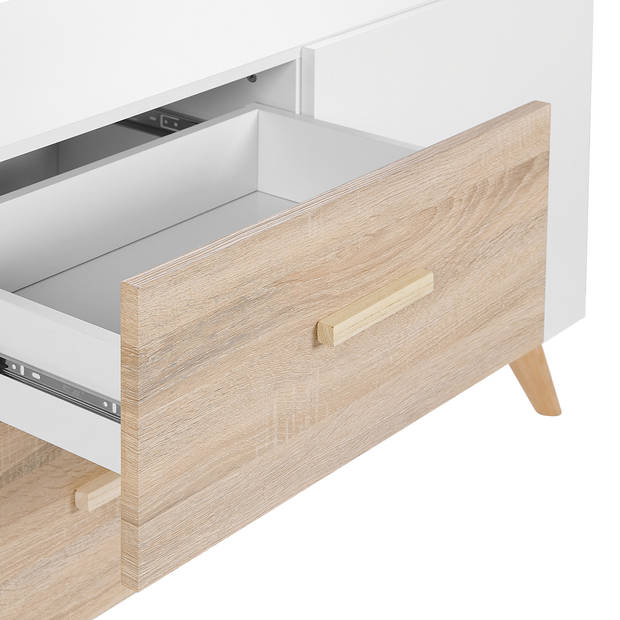 Beliani FILI - Sideboard-Lichte houtkleur-MDF