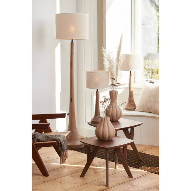 Light and Living lampenkap - beige - textiel - 2230698