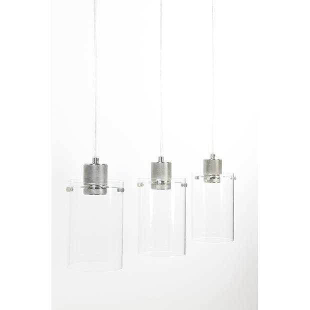 Light and Living hanglamp - transparant - metaal - 3049628