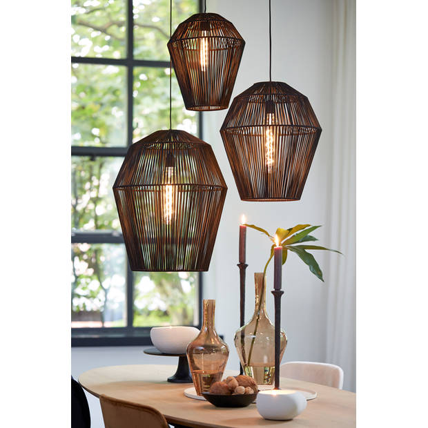 Light and Living hanglamp - zwart - - 2970612