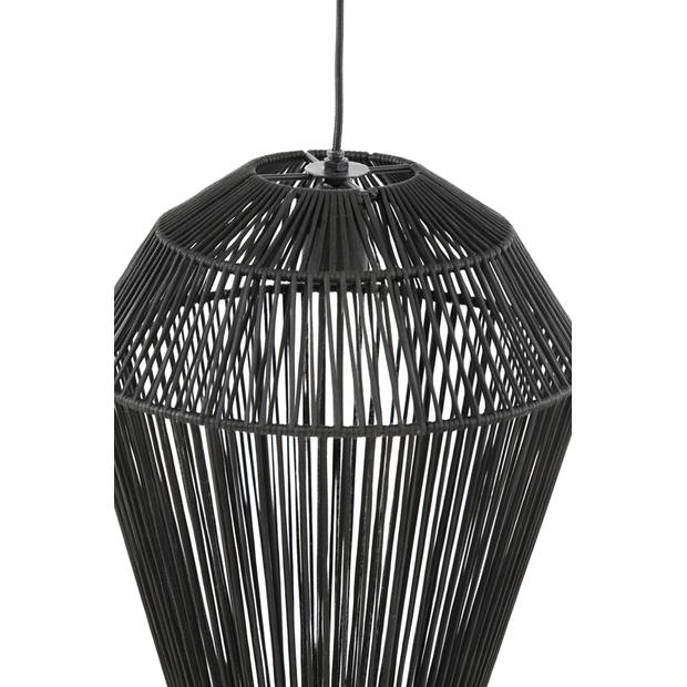 Light and Living hanglamp - zwart - metaal - 2970612