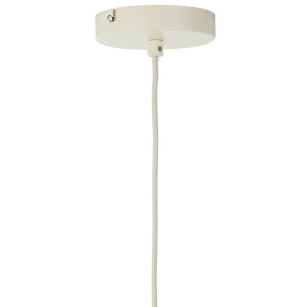 Light and Living hanglamp - wit - textiel - 2963327