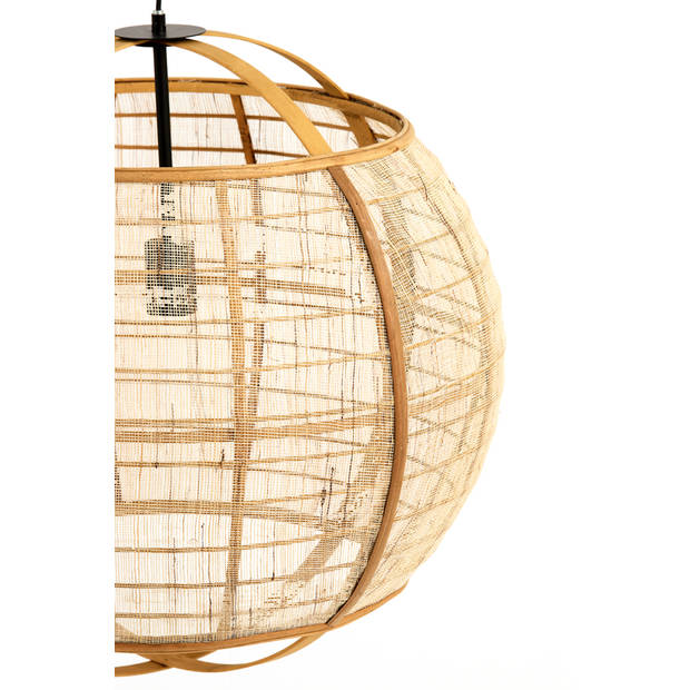 Light and Living hanglamp - beige - bamboe - 2972113